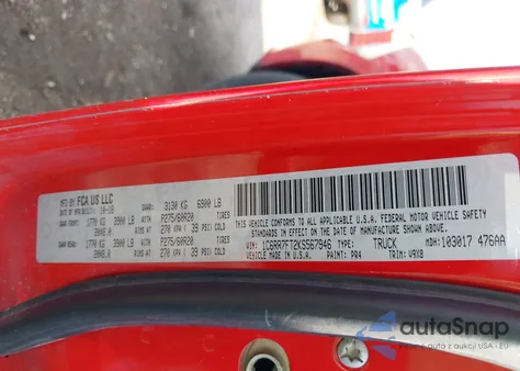 2019 Ram 1500 Classic Express 4X4 6'4 Box из США, поврежденный, VIN 1C6RR7FT2KS567946